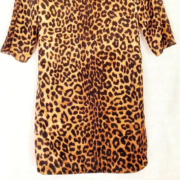 JONES NEW YORK COLLECTION LEOPARD DRESS - Picture 15 of 15